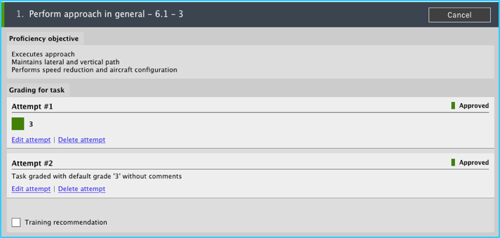 Task Grading - Advanced Schema