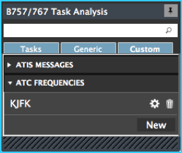 Template Editor Toolbox ATC frequencies