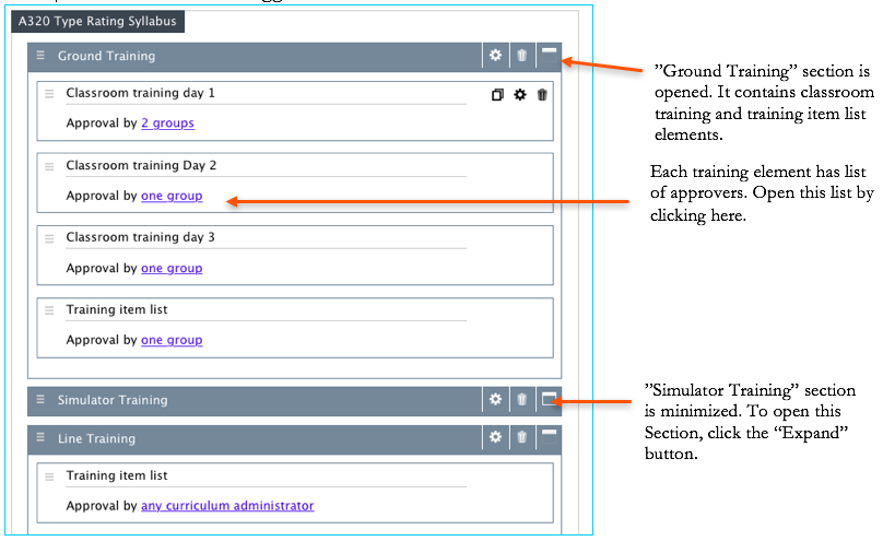 Curriculum editor