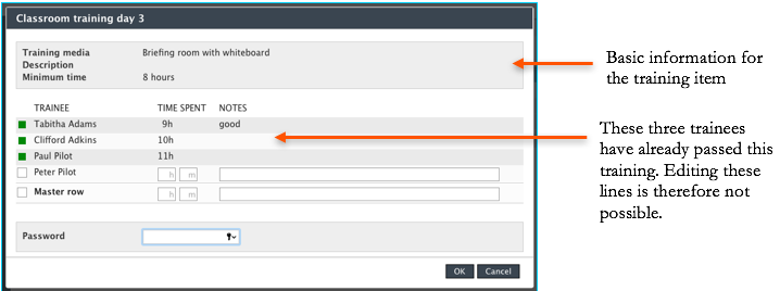 Updating classroom training