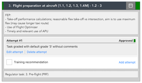 Task with task grading advanced schema